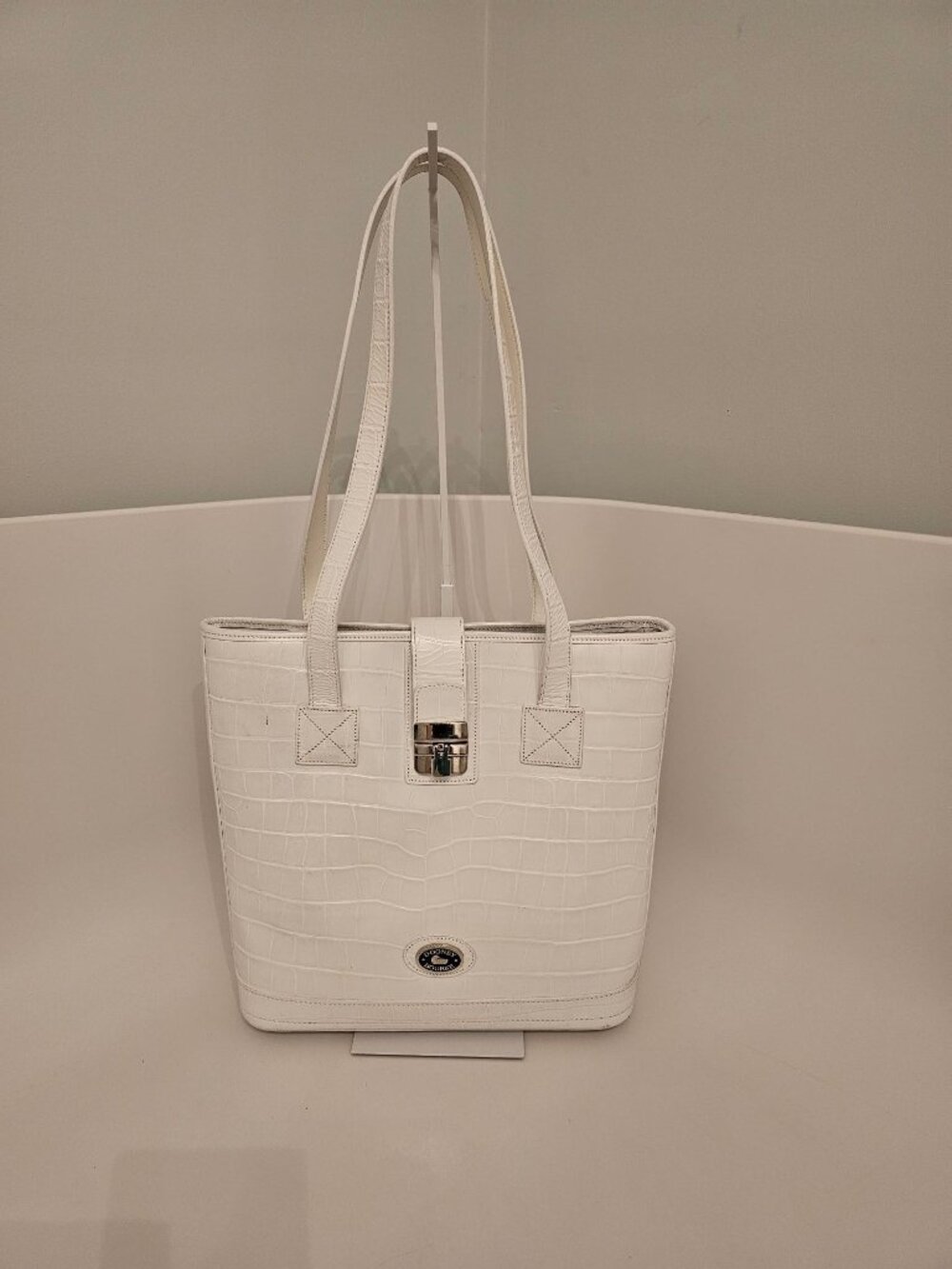Dooney & Bourke Leather Tote - White